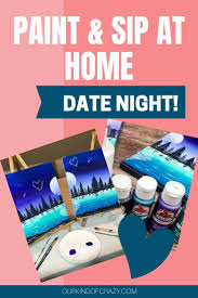 Painting with a twist courtesy of painting with a twist. Couples Painting Date Night At Home Paint Sip Couple S Edition