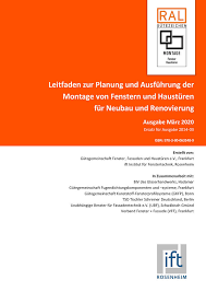 Leitfaden Zur Planung Und Ausfuhrung Der Montage Von Fenstern Und Hausturen Glas Planungshilfen Baunetz Wissen