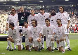 Football Uefa Champions League Final Manchester England 28th May 2003 Juventus 0 V Ac Milan 0 Mi Ac Milan Champions League Uefa Champions League Ac Milan