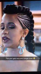 Cardi B A Girl Got Beef With Me She Go Have Beef We Me Forever Hair Natural Braided Hairstyles Hair Beauty