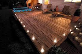 Deck builders use it to build the support systems for decks because it holds up well and is often masked by the deck flooring. Lighting Is The Key Backyard Decking Lights Wood Deck