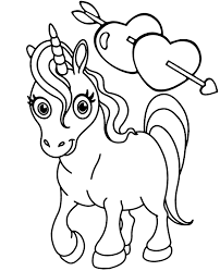 She can choose any color she. Printable Unicorn Coloring Page For Girls