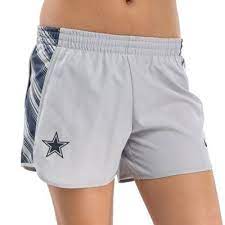 Women S Nike Gray Dallas Cowboys Warpspeed Pacer Performance Shorts Performance Shorts Nike Women Sport Outfits