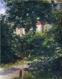 The Garden Around Manet S House Edouard Manet Edouard Manet Manet Art Manet