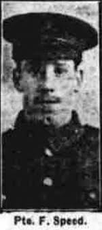 32507 Private FREDERICK GEORGE SPEED