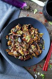 Chinese Eggplant With Garlic Sauce Pickled Plum Food And Drinks Recipe Eggplant With Garlic Sauce Eggplant Recipes Vegan Asian Recipes