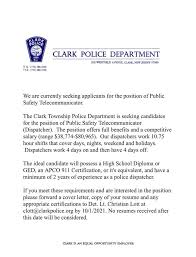 Your resume's summary statement is a chance to grab the attention of . Clark Township Police Department Facebook