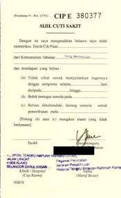 Surat pengesahan dari majikan pemohon telah disahkan dalam jawatan & bebas dari tindakan disiplin/tatatertib pengurus cawangan bank pertanian malaysia. Mc Sijil Perakuan Sakit Hak Pekerja Hak Majikan Atau Hak Doktor Dr Zubaidi Hj Ahmad Menulis