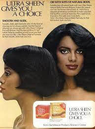 Ultra Sheen Ad Black Hair History Black Hair Care Beauty
