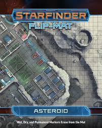 Details About Starfinder Roleplaying Game Rpg Presale Asteroid Flip Mat New