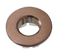 Brass Basin Sink Overflow Cover Insert Hole Trim Plug - Bronze