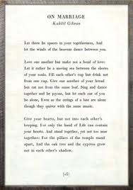 On Marriage Poetry Wall Art By Kahlil Gibran Kahlil Gibran On Marriage Kahlil Gibran Love Quotes For Him