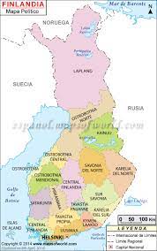 Najlepsza mapa finlandii w sieci. Finlandia Mapa Mapa Finlandia