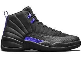Jordan 12 Retro Black Dark Concord In 2020 Jordan 12 Black Mens Nike Shoes Air Jordans
