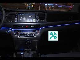 The marvelous 2021 hyundai sonata interior picture below, is part of 2021 hyundai sonata: Hyundai Dashboard Ambient Led Light Installation Youtube
