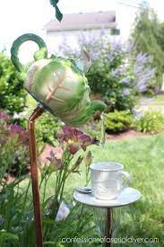 Tea Pot Garden Feature Tutorial Glass Garden Art Teapot Garden Garden Art
