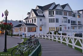 Stunning views of the straits of mackinac and the mackinac bridge are the hallmark of a stay at the hotel iroquois. Hotel Iroquois On Mackinac Island Michigan While Small For A Hotel With 46 Rooms And Suites T Mackinac Island Michigan Mackinac Island Pictures Of Michigan