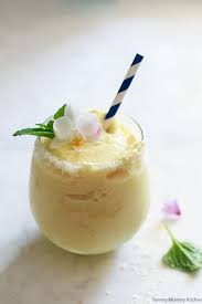 Pina Colada Smoothie Using Coconut Cream Pina Colada Recipe Virgin Pina Colada Recipes