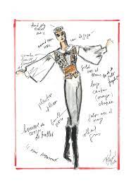 Today karl lagerfeld celebrates his 78th birthday (it could be 80, according to lagerfeld he was born somewhere between 1933 and 1938, he claims that his mother burned his birth certificate). Karl Lagerfeld At The Opera National De Paris Male Ballet Body Costume For The 4th Movement Costume Dessin De Mode Carnet De Croquis De Mode Costume De Ballet