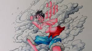 ↑ one piece manga and anime — vol. Drawing Monkey D Luffy Gear 2 Youtube