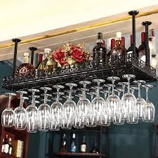 Pinitforlater Findoutmore Studio Apartment Storage Warm Van Industrial Vintage Metal Bar Wine Gla Hanging Wine Rack Wall Mounted Wine Rack Wine Glass Rack