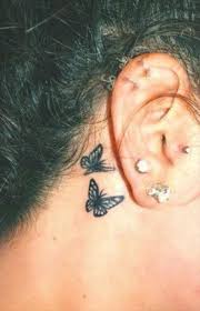 In a photo posted to instagram, the singer debuted an intricate new butterfly tattoo on her neck. 2020 Fashionable Female Tattoo Designs Behind The Ear Mycozylive Com