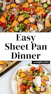 Easy Sheet Pan Dinner A Couple Cooks Recipe In 2020 Easy Sheet Pan Dinners Sheet Pan Dinners Whole Food Recipes