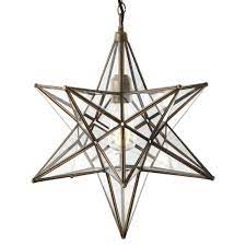 We did not find results for: Large Glass Star Ceiling Pendant Light Fitting With Antique Brass Frame