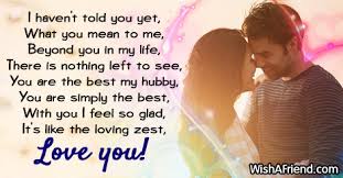 Poems For Husband We're so interwoven, beautifully knitted.