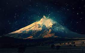 Night Mountain Wallpapers Wallpaper Cave Starry night desktop wallpapers free download.