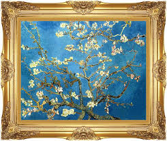 2 reviews rated 2 out of 5 stars. Vincent Van Gogh Almond Blossom 11x14 Framed Art Canvas Giclee Print With Majestic Gold Frame