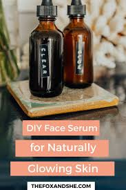 People with oily or combination skin may be producing too much oil because the skin is not getting enough moisture and the skin makes up for it by producing more oil. Diy Face Serum For Clear Glowy Skin The Fox She Diy Face Serum Essential Oils Face Serum Skin Serum Diy