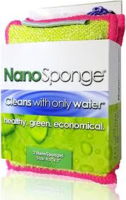 Food safe silicone kitchen sponge and scrubber. Amazon Com Life Miracle Nano Sponge Kitchen Cleaning Sponges Everyday Medium Sized Heavy Duty Household Kitchen And Dish Sponge 2 Pack 4 5 X 3 Health Personal Care