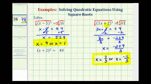 For example, if your original equation was √ x + 1 = 5, you would subtract 1 from both sides of the equation to get the following: Solving Radical Equations Beginning Algebra