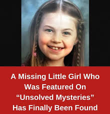 Missing Little Girl from Unsolved Mysteries Found