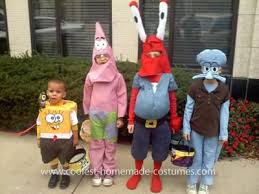Coolest Spongebob Gang Costumes Spongebob Halloween Costume Spongebob And Patrick Costumes Spongebob Halloween