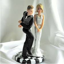 Ska Ska Ska This Is Our Cake Topper That I Got Made After Our Wedding From Our Wedding Outfits Ska Music Custom Wedding Cake Toppers Rock N Roll Wedding