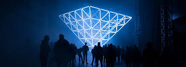 Tetro A And Whitevoid Present Network Like Light Structure For Bright Brussels Festival Festival Lights Light Installation Light