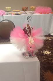The bottles come with a pink lid and coordinating ribbon. Tutu Centerpieces You Can Buy Fish Bowls At Dollar Store And Make Tutu Around The Top Add Some Pink Tutu Baby Shower Tutu Baby Shower Theme Pearl Baby Shower