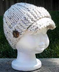 Quick Easy Knitted Newsboy Hat For The Family Knitting Pattern Baby Hats Knitting Knitting Accessories Knitting Patterns
