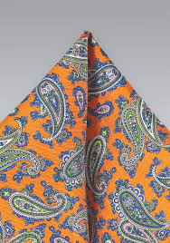 Known as his home and studio, paisley park now draws people from around the world to attend tours, concerts, and events, and feel the love, awe, and wonder that are expressed in prince's emotional. Kavaliertuch Orange Paisley Muster Kaufen Bei Arbeitsmoden De