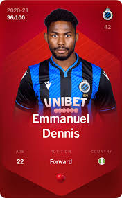 In the game fifa 21 his overall rating is 75. Emmanuel Dennis 2020 21 Rare 36 100