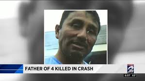 Father of 4 killed in crash