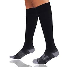 Compression Socks 20 30mmhg Women Black Light Grey Cs18lgu46ci Sports Fitness Clothing Me Compression Socks Skins Compression Tights Skins Compression