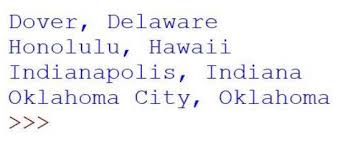 The capital city of the state. Solved Python Programing Question The Text File Hw4 Sta Chegg Com