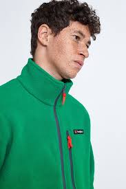 Berghaus Dean Street Prism Green Fleece Half-Zip Sweatshirt