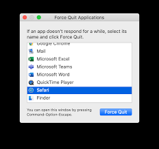 However, if it's frozen to the point where you can't even close it, then you could force quit safari. How To Force Quit Safari On Your Mac