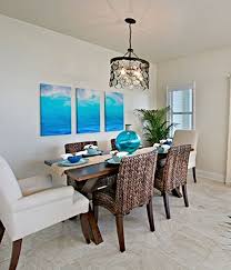 Focal Point Ocean Art Paintings Photos Decor Ideas Seagrass Furniture Coastal Dining Room Beach Wall Decor