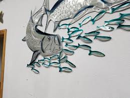 Maybe you would like to learn more about one of these? Tarpon Metal Wall Art Aluminum Metal Fish Art Metal Ocean Art Fishing Gift Tropical Decor Tropical Fish Art Gift For Dad Or Husband
