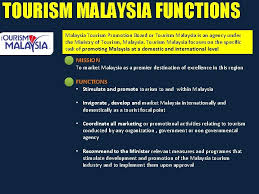Ministry of tourism, arts and culture malaysia. Destination Governance Models And Structures Case Of Malaysia